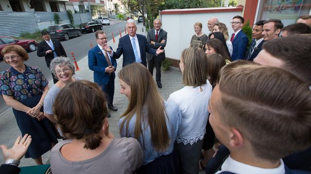 Vizita presedintelui Uchtdorf