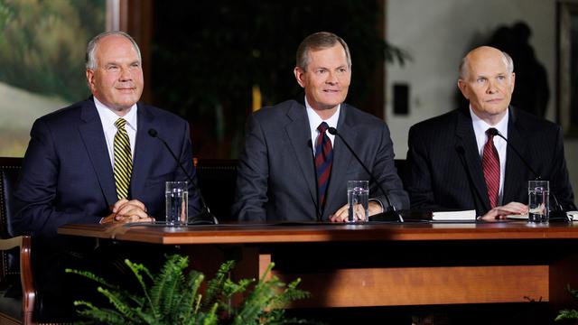 Ronald A Rasband, Gary E Stevenson, Dale G Renlund.