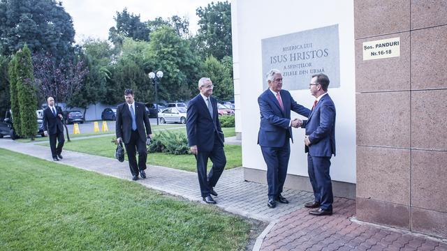 Vizita presedintelui Uchtdorf