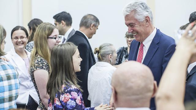 Vizita presedintelui Uchtdorf