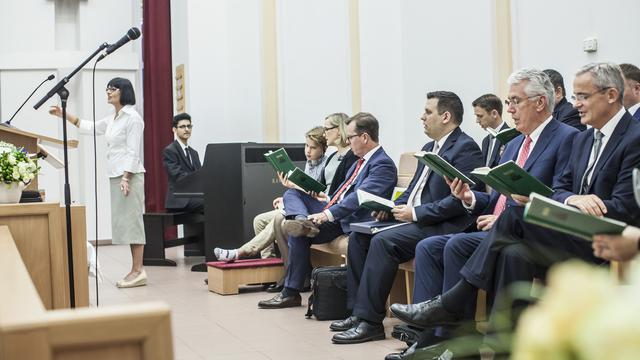 Vizita presedintelui Uchtdorf